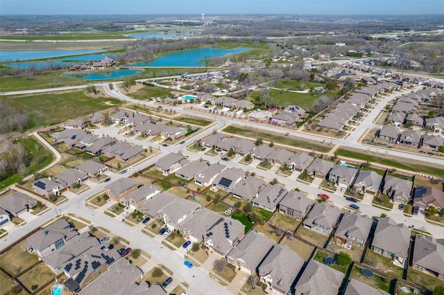 1001 Hodge St, Mckinney, TX 75071 - aerial overview of property's location with a large body of water and nearby suburban area