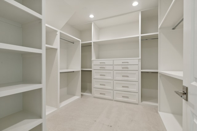 9518 Still Creek Ln, Dallas, TX 75238 - walk in closet featuring light carpet