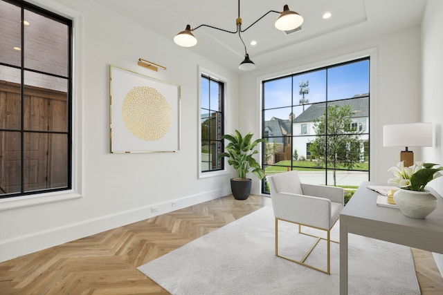 9518 Still Creek Ln, Dallas, TX 75238 - sitting room with baseboards and recessed lighting