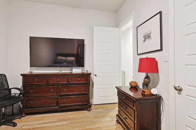2193 Cloverfern Way, Haslet, TX 76052 - bedroom featuring light wood-type flooring
