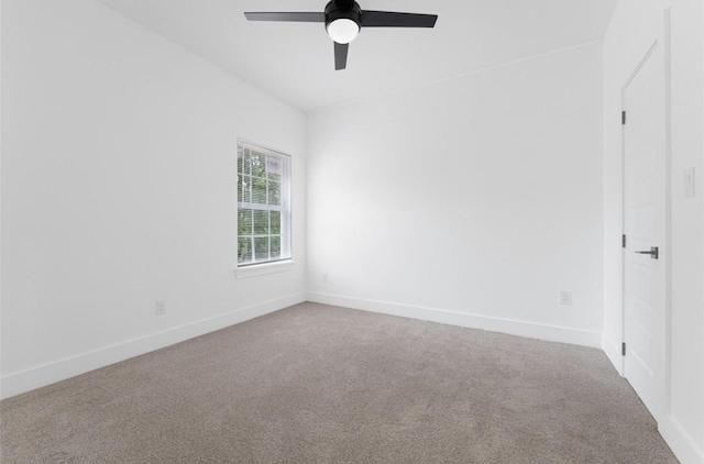 318 Whitworth St, Sulphur Springs, TX 75482 - unfurnished room featuring a ceiling fan, carpet floors, and baseboards