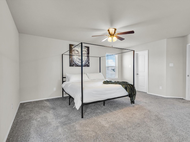 6348 Sloop St, Fort Worth, TX 76179 - bedroom featuring a ceiling fan, carpet floors, and baseboards