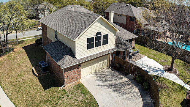 1808 Paddington Ct, Arlington, TX 76017 - aerial view of property and surrounding area