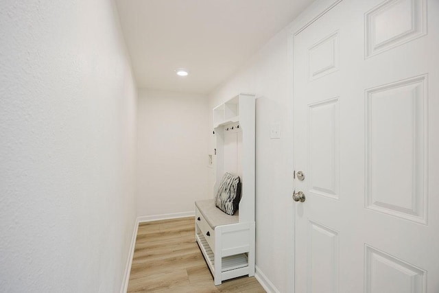 2112 Pontiac Dr, Carrollton, TX 75006 - corridor with baseboards and light wood-style floors