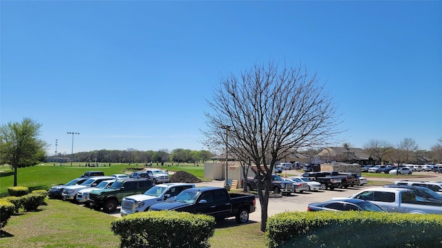 view of uncovered parking lot