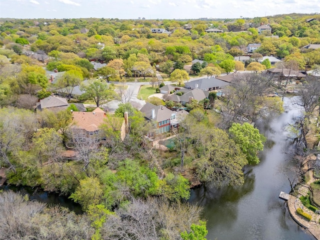 1002 Loch Lomond Dr, Arlington, TX 76012 - bird's eye view featuring a residential view and a forest view