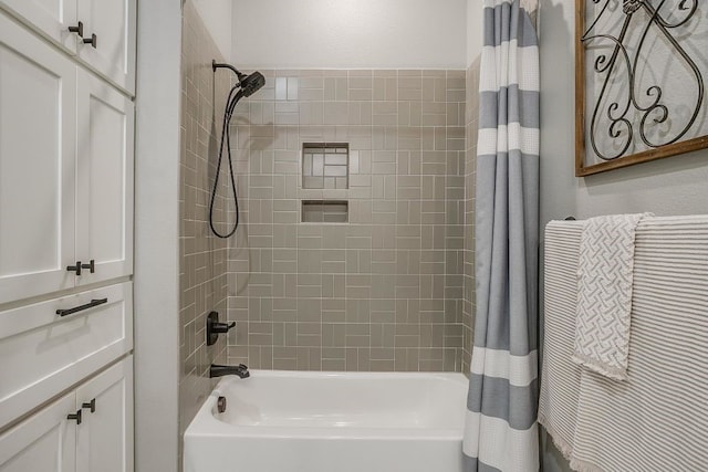 2729 River Path Ct, Burleson, TX 76028 - bathroom with shower / tub combo with curtain