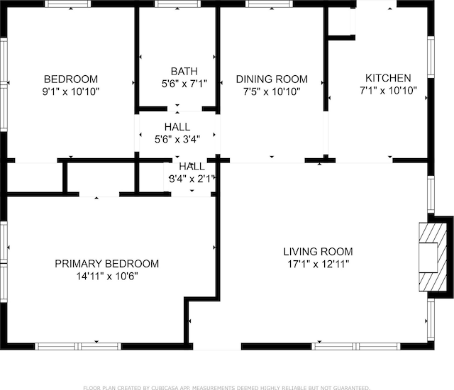 635 Richmondell, Dallas, TX 75211 - floor plan / room layout