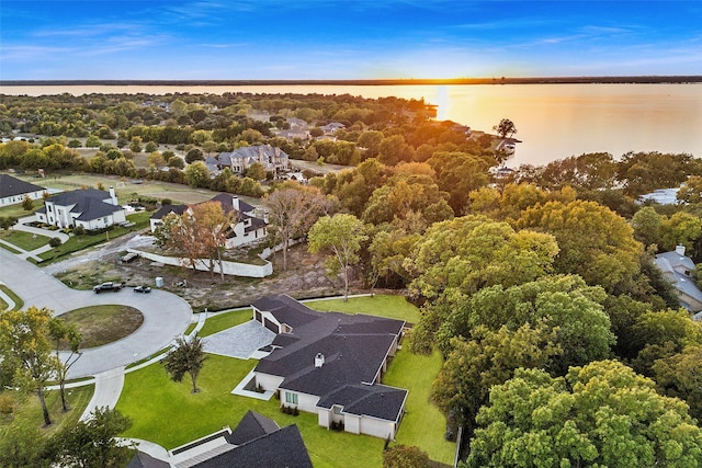 137 Ambrosia Ln, Heath, TX 75032 - aerial perspective of suburban area featuring a nearby body of water