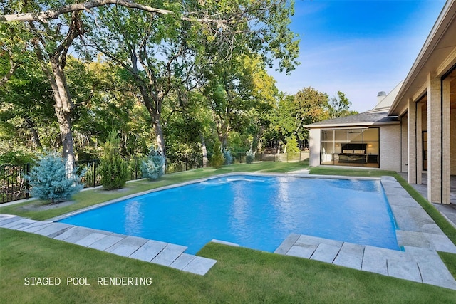 137 Ambrosia Ln, Heath, TX 75032 - view of pool with a patio