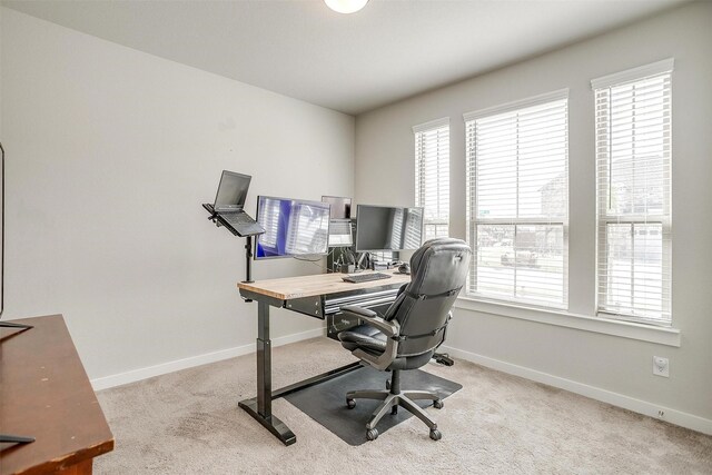 10600 Barrington Ln, Fort Worth, TX 76126 - office space featuring carpet flooring, baseboards, and plenty of natural light