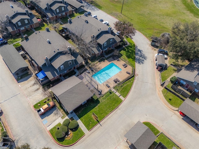1122 Millview Dr Unit 2702, Arlington, TX 76012 - birds eye view of property with a residential view