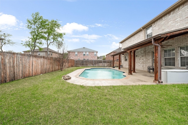 600 Carol Way, Euless, TX 76039 - view of pool featuring a fenced backyard and a patio area