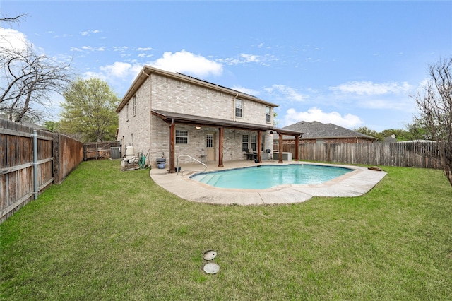 600 Carol Way, Euless, TX 76039 - view of swimming pool featuring a fenced backyard and a patio area