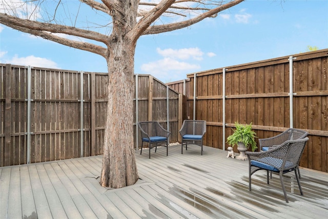 5218 Pueblo Ln, Frisco, TX 75034 - wooden terrace with fence