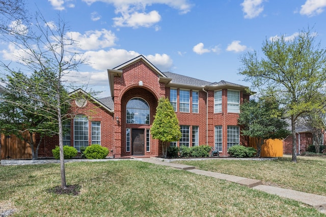 4597 Old Pond Dr, Plano, TX 75024 - foyer featuring stairway, crown molding, a barn door, and wood finished floors