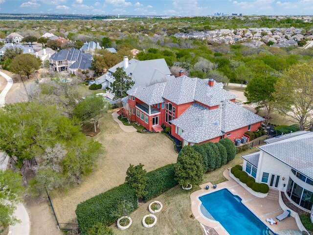 5816 Forest Highlands Dr, Fort Worth, TX 76132 - drone / aerial view with a residential view