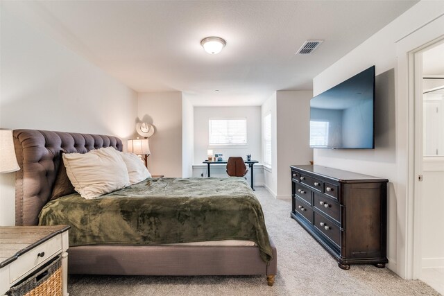 6510 Baritone Ct, Sachse, TX 75048 - bedroom featuring light carpet, baseboards, and a desk