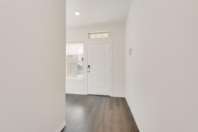 3213 Grimaldo Dr, Mesquite, TX 75126 - corridor featuring baseboards, wood finished floors, and plenty of natural light