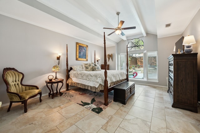 5835 Mapleshade Ln, Dallas, TX 75252 - bedroom with baseboards and a ceiling fan