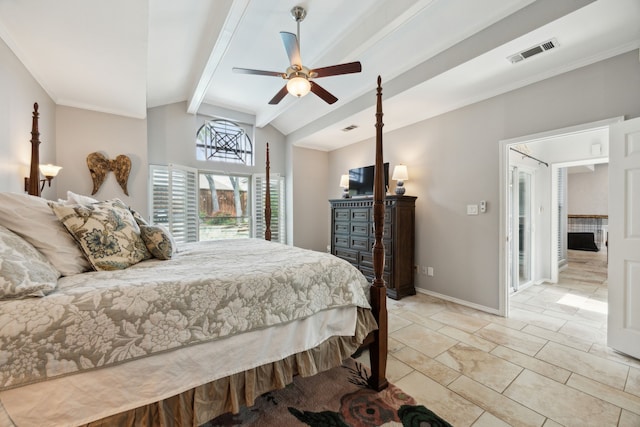 5835 Mapleshade Ln, Dallas, TX 75252 - bedroom with baseboards and ceiling fan