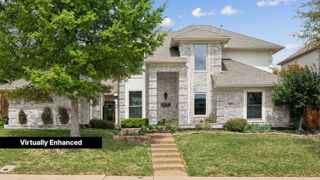 5835 Mapleshade Ln, Dallas, TX 75252 - view of front of house with brick siding and roof with shingles
