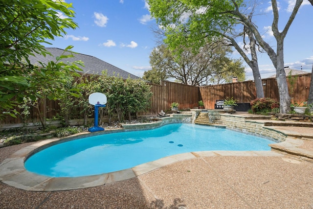 5835 Mapleshade Ln, Dallas, TX 75252 - view of pool with a fenced backyard