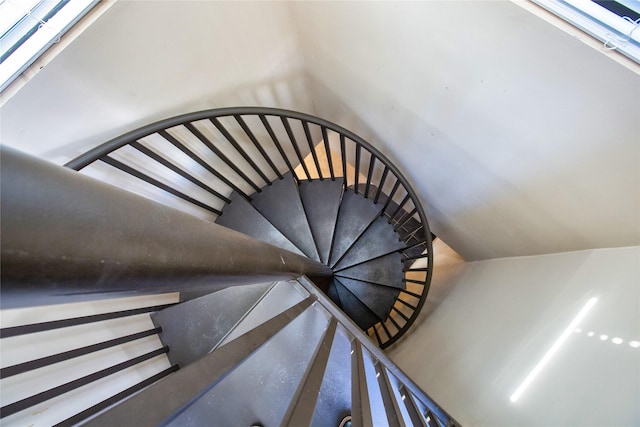 view of staircase