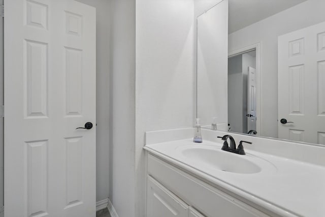 820 Clearlake Dr, Prosper, TX 75078 - bathroom featuring vanity and baseboards