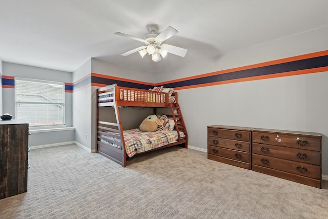 820 Clearlake Dr, Prosper, TX 75078 - carpeted bedroom featuring baseboards and ceiling fan