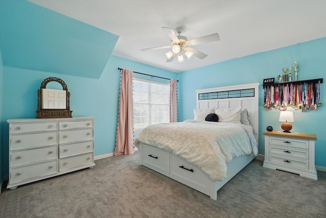 820 Clearlake Dr, Prosper, TX 75078 - bedroom featuring light colored carpet, a ceiling fan, and baseboards