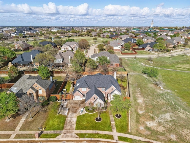 820 Clearlake Dr, Prosper, TX 75078 - aerial view of property and surrounding area featuring nearby suburban area