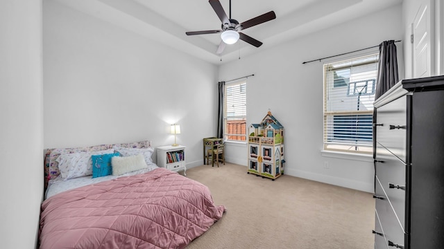 1651 Wynne Ave, Prosper, TX 75078 - carpeted bedroom with baseboards and ceiling fan