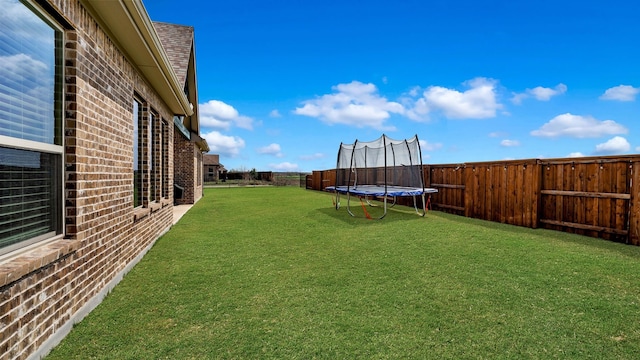 1651 Wynne Ave, Prosper, TX 75078 - view of yard featuring a trampoline