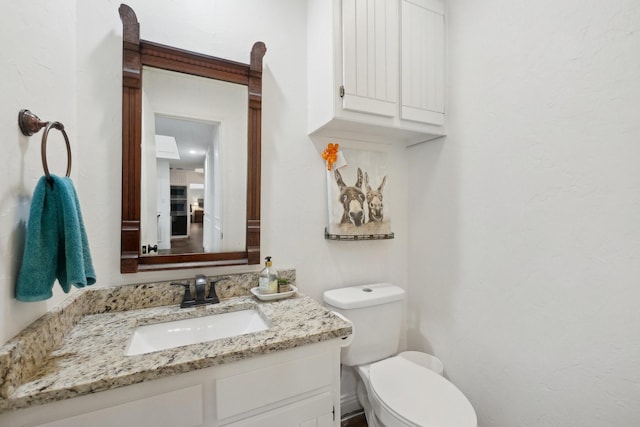 3415 W Fm 5th Rd, Aledo, TX 76008 - half bathroom featuring toilet and vanity