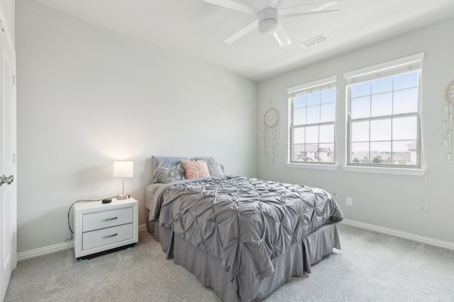 2549 Stella Ln, Northlake, TX 76247 - carpeted bedroom with baseboards and a ceiling fan
