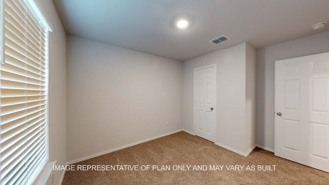12520 Tarres Ct, Lorena, TX 76655 - unfurnished bedroom with carpet, baseboards, and visible vents