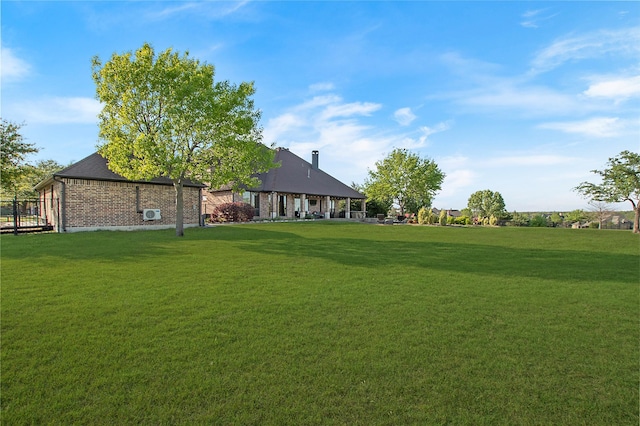 view of yard