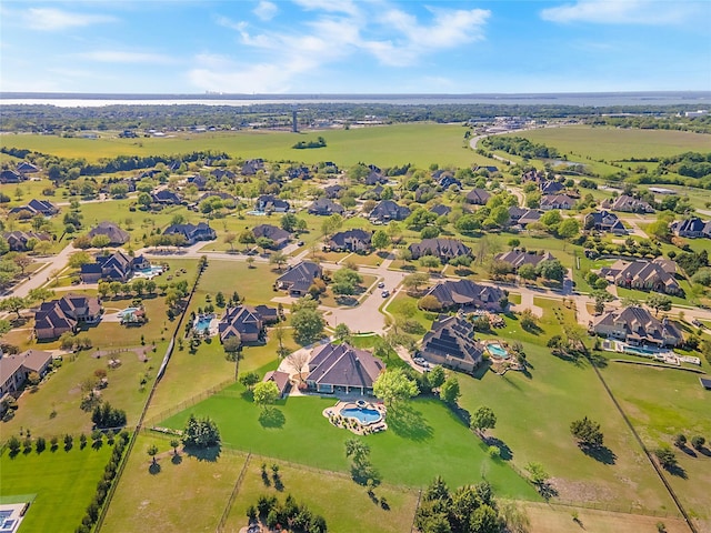 drone / aerial view featuring a residential view