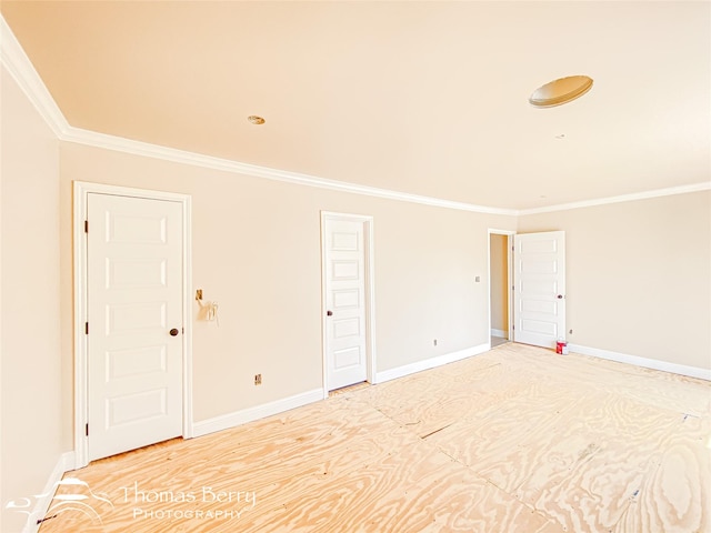 210 Wise St, Clyde, TX 79510 - unfurnished room with crown molding and baseboards