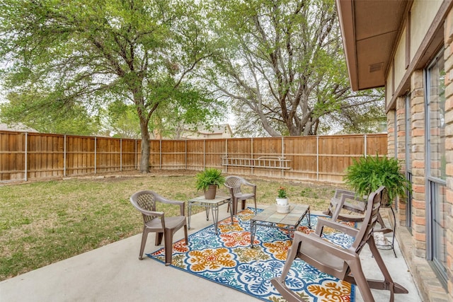 2505 Skipwith Dr, Plano, TX 75023 - view of patio featuring a fenced backyard