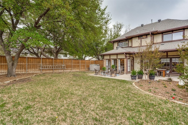 2505 Skipwith Dr, Plano, TX 75023 - view of yard featuring a patio and a fenced backyard