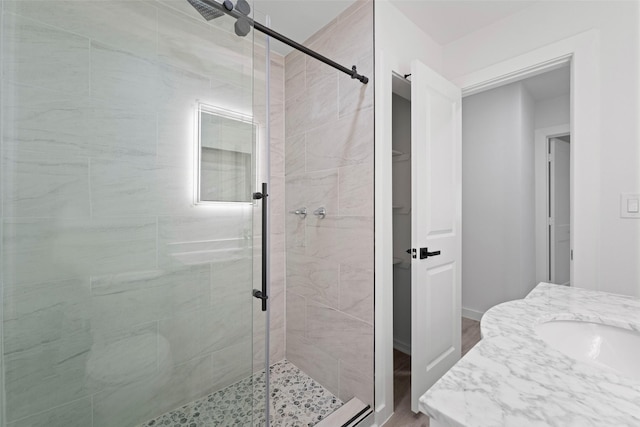 11534 Fernald Ave, Dallas, TX 75218 - full bath with a stall shower and a sink