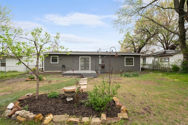 11534 Fernald Ave, Dallas, TX 75218 - back of property with french doors