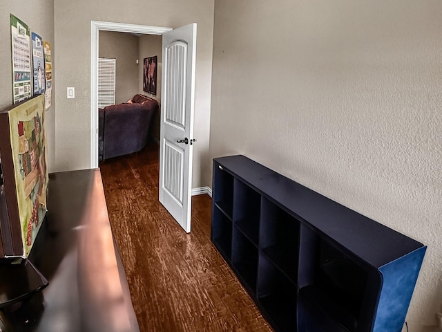300 Cleve Cole Rd, Denison, TX 75021 - hall featuring wood finished floors