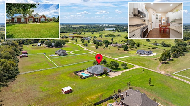 1022 High Meadow Dr, Mount Vernon, TX 75457 - aerial view