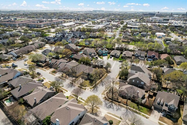 300 Silver Oak Dr, Grapevine, TX 76051 - aerial overview of property's location with nearby suburban area