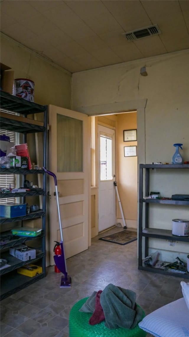 interior space with visible vents