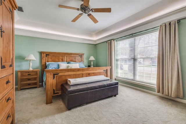 328 S Jackson Ave, Justin, TX 76247 - carpeted bedroom with a ceiling fan