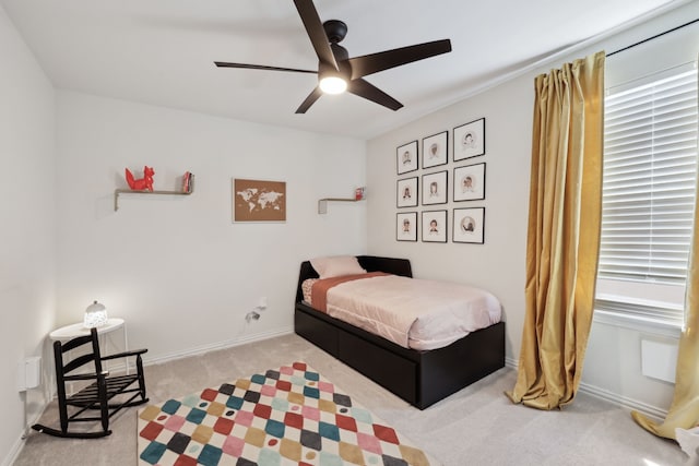 342 Meredith Dr, Fate, TX 75087 - carpeted bedroom featuring a ceiling fan and baseboards